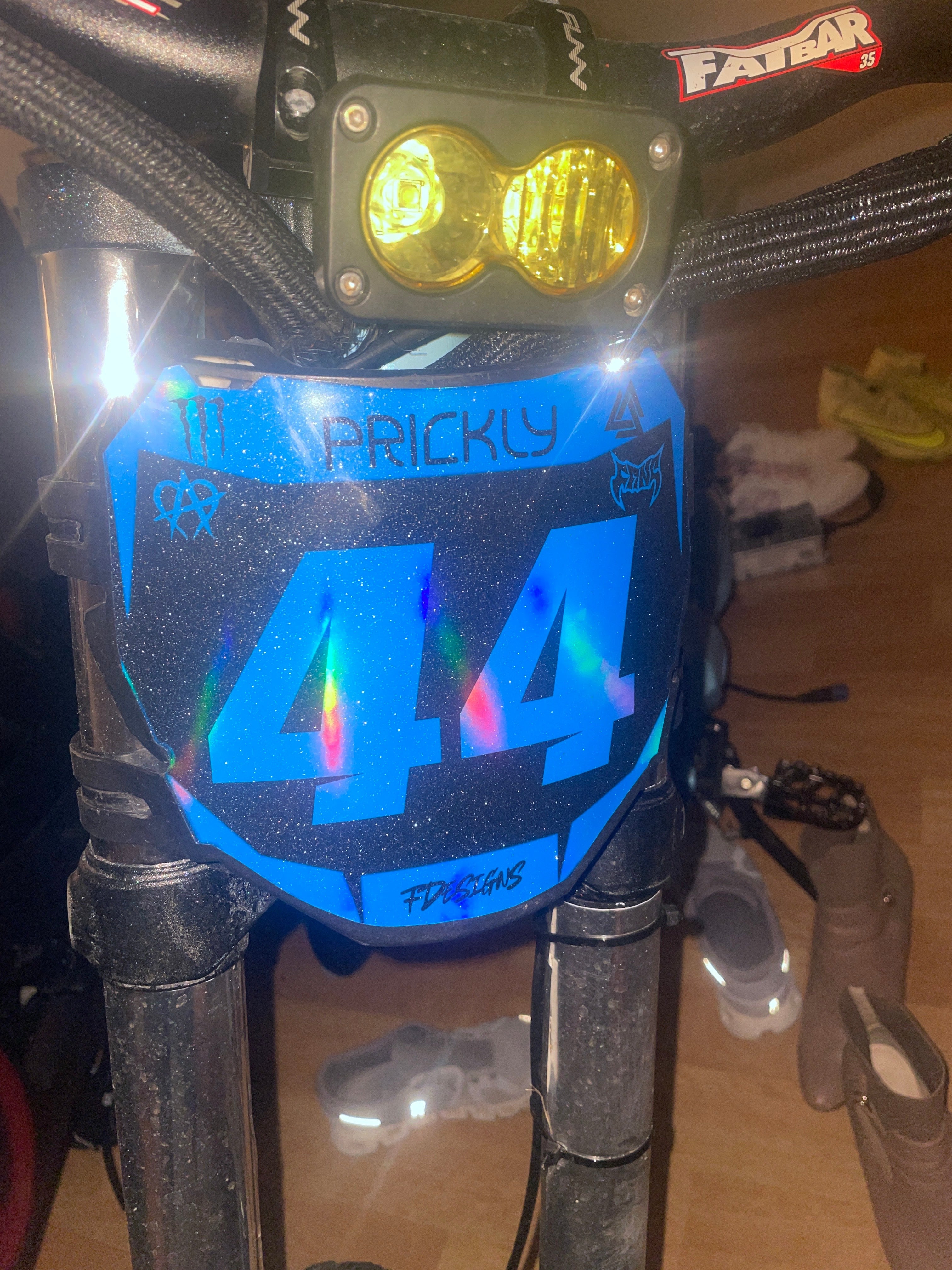 Odi plate decal not included